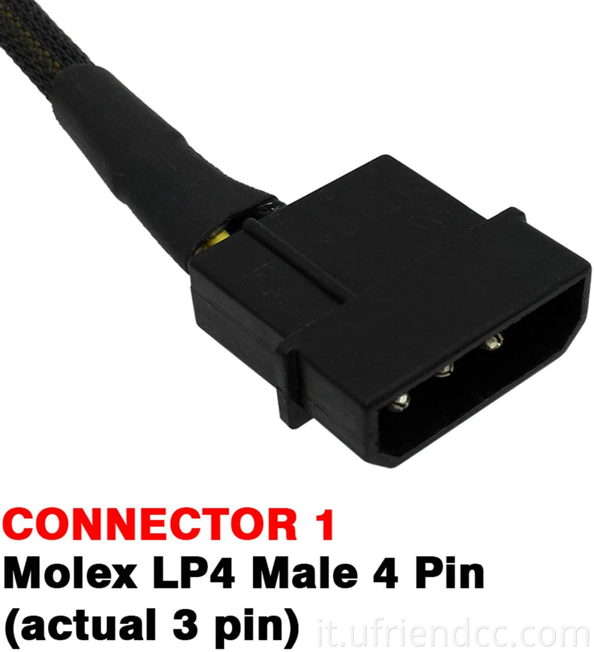 Cavo Adattatore da maschio a 4 pin molex da maschio a femmina